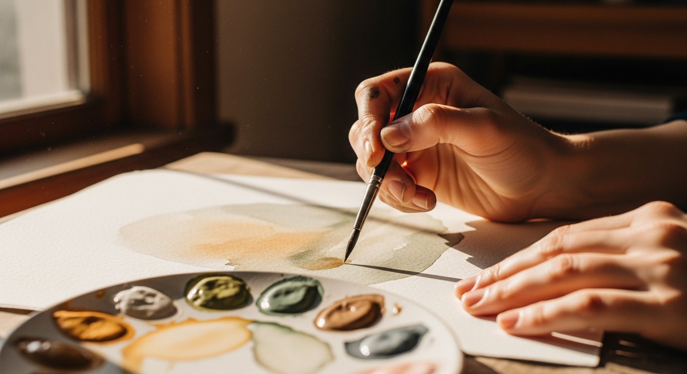 Акварельная живопись